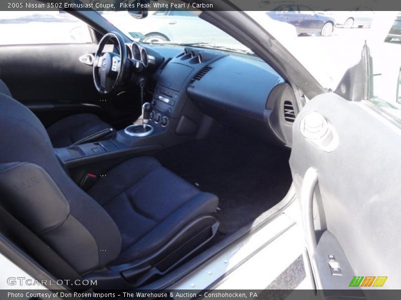 Pikes Peak White Pearl / Carbon 2005 Nissan 350Z Enthusiast Coupe