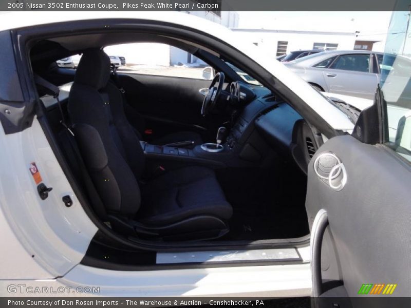 Pikes Peak White Pearl / Carbon 2005 Nissan 350Z Enthusiast Coupe