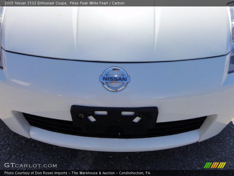 Pikes Peak White Pearl / Carbon 2005 Nissan 350Z Enthusiast Coupe