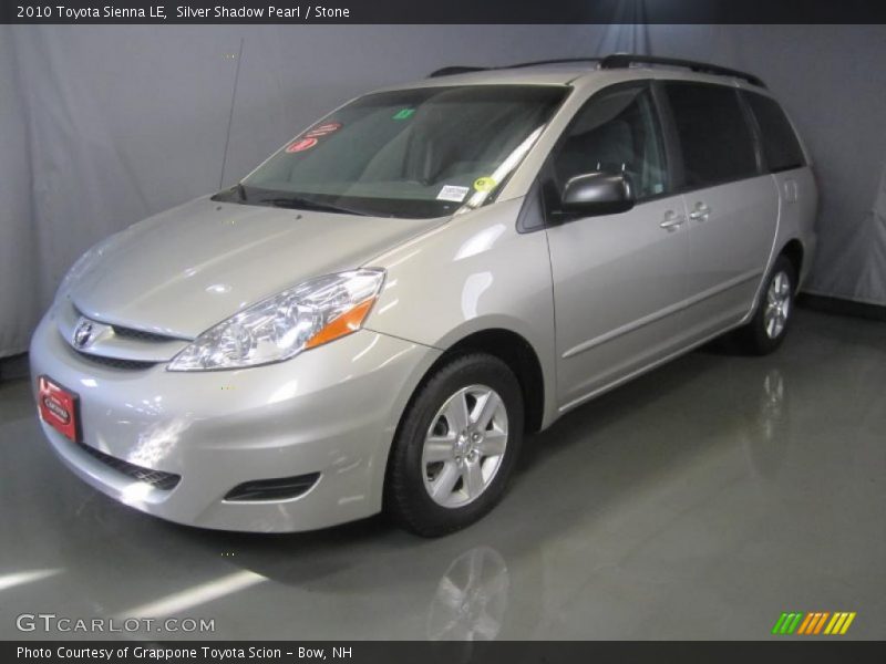 Silver Shadow Pearl / Stone 2010 Toyota Sienna LE