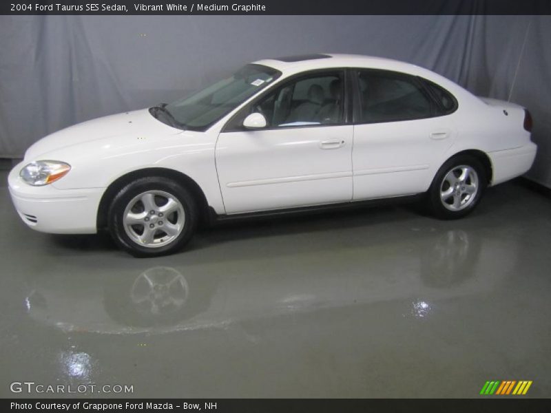 Vibrant White / Medium Graphite 2004 Ford Taurus SES Sedan