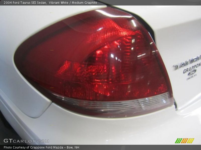 Vibrant White / Medium Graphite 2004 Ford Taurus SES Sedan