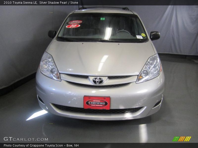 Silver Shadow Pearl / Stone 2010 Toyota Sienna LE
