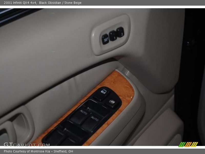Black Obsidian / Stone Beige 2001 Infiniti QX4 4x4