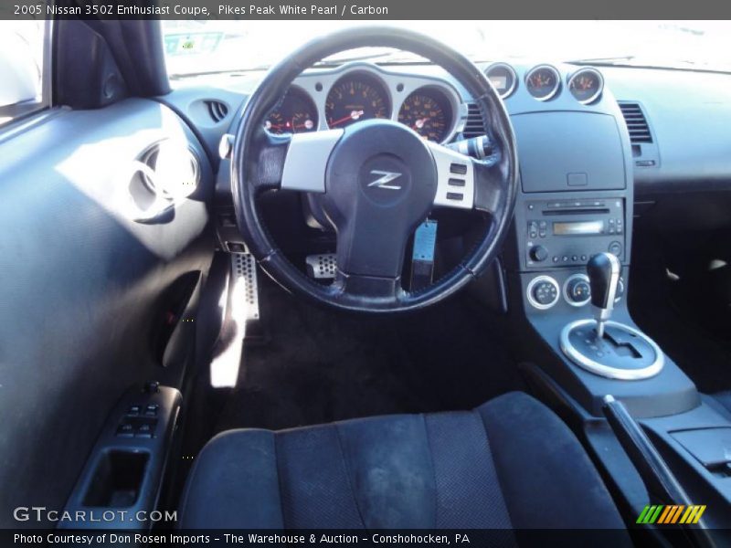 Pikes Peak White Pearl / Carbon 2005 Nissan 350Z Enthusiast Coupe
