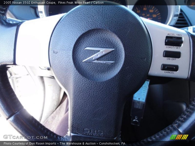 Pikes Peak White Pearl / Carbon 2005 Nissan 350Z Enthusiast Coupe
