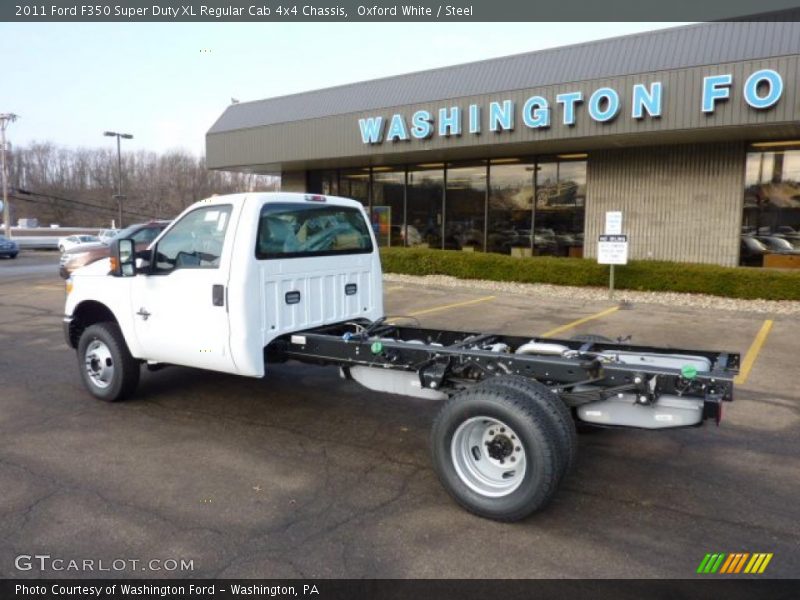 Oxford White / Steel 2011 Ford F350 Super Duty XL Regular Cab 4x4 Chassis