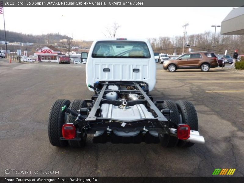 Oxford White / Steel 2011 Ford F350 Super Duty XL Regular Cab 4x4 Chassis