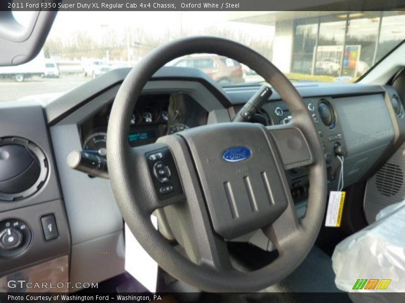  2011 F350 Super Duty XL Regular Cab 4x4 Chassis Steering Wheel
