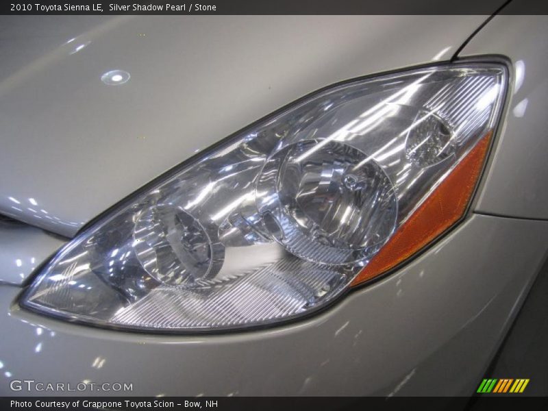 Silver Shadow Pearl / Stone 2010 Toyota Sienna LE
