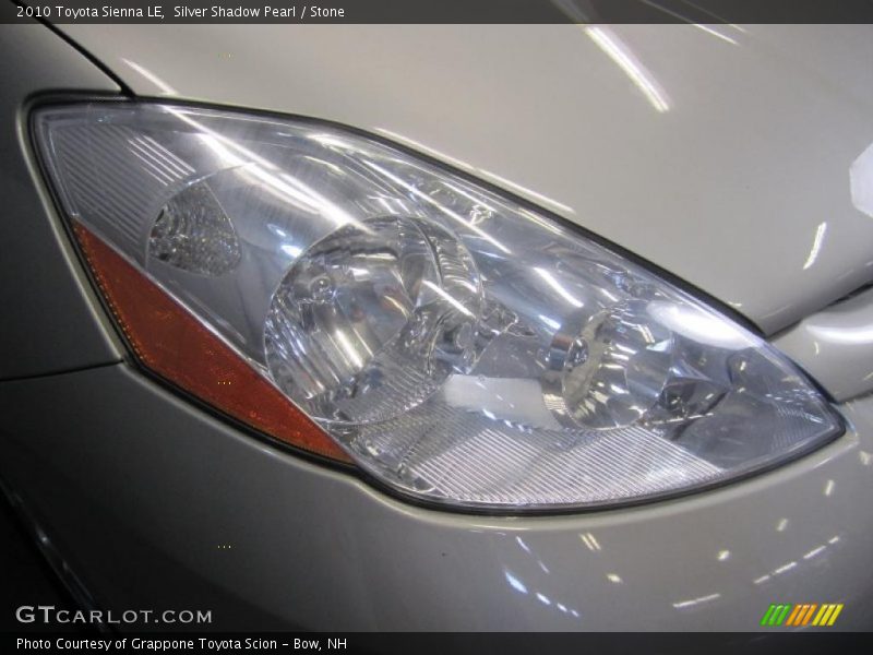 Silver Shadow Pearl / Stone 2010 Toyota Sienna LE