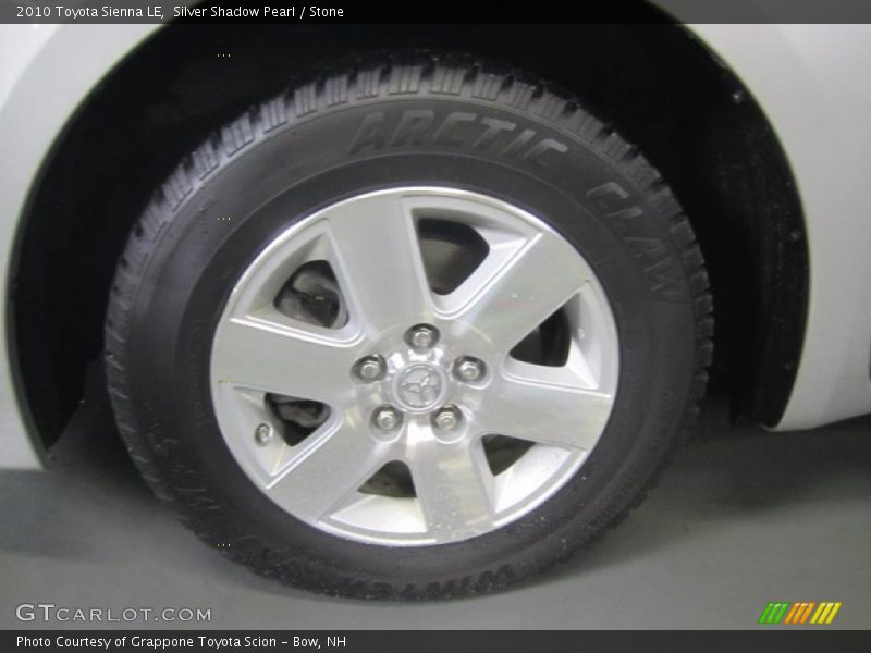 Silver Shadow Pearl / Stone 2010 Toyota Sienna LE