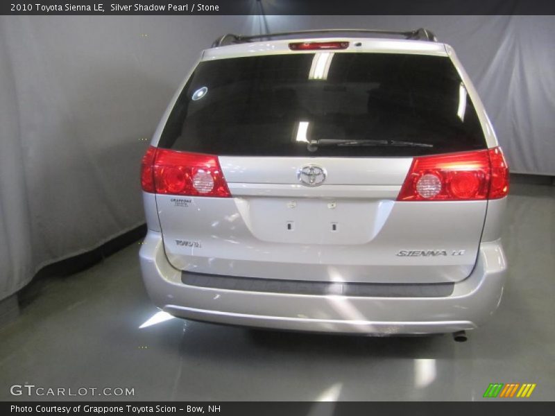Silver Shadow Pearl / Stone 2010 Toyota Sienna LE