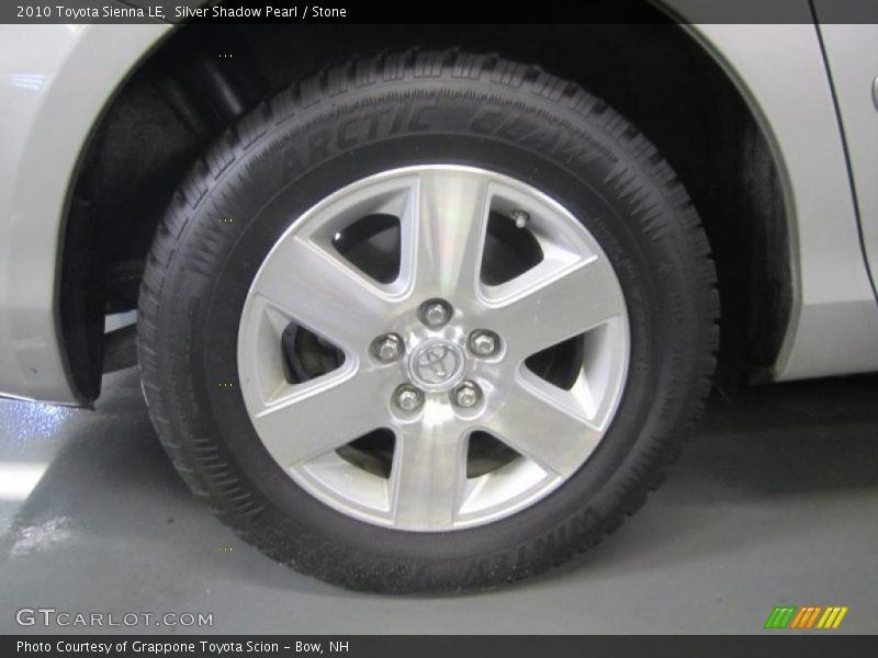 Silver Shadow Pearl / Stone 2010 Toyota Sienna LE