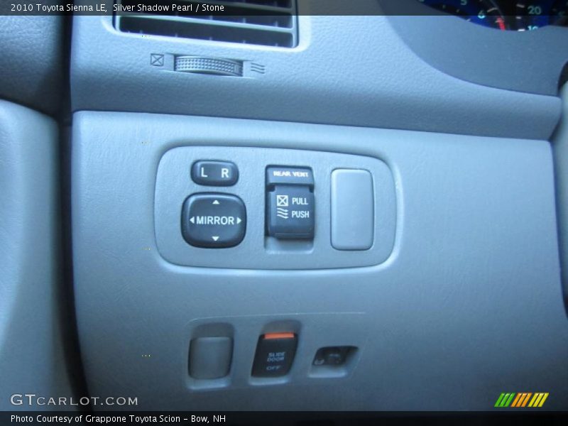 Silver Shadow Pearl / Stone 2010 Toyota Sienna LE