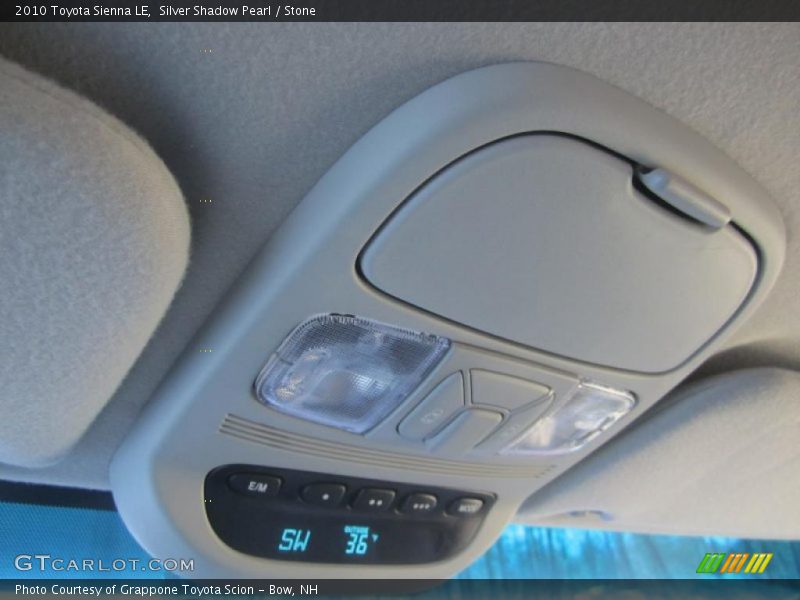 Silver Shadow Pearl / Stone 2010 Toyota Sienna LE