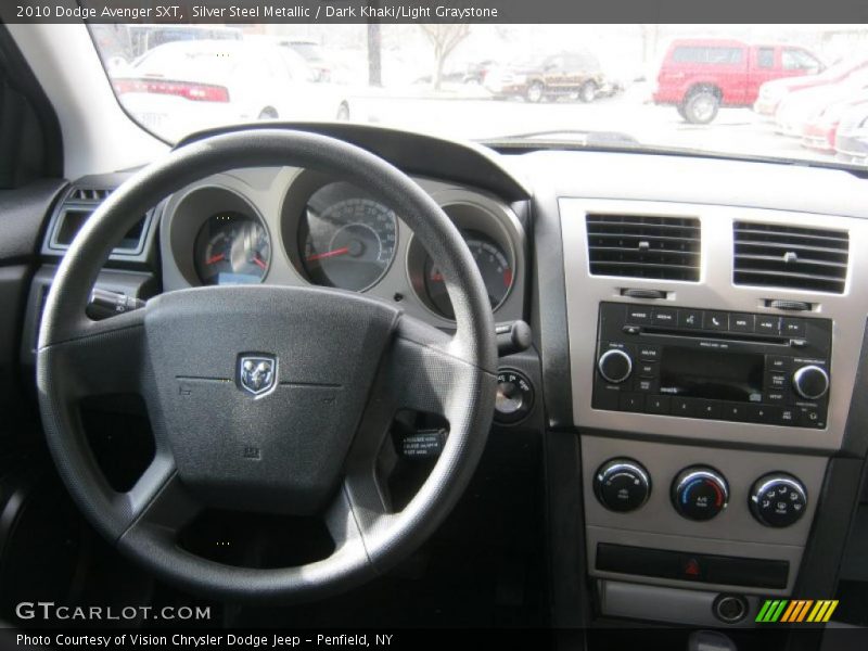 Silver Steel Metallic / Dark Khaki/Light Graystone 2010 Dodge Avenger SXT
