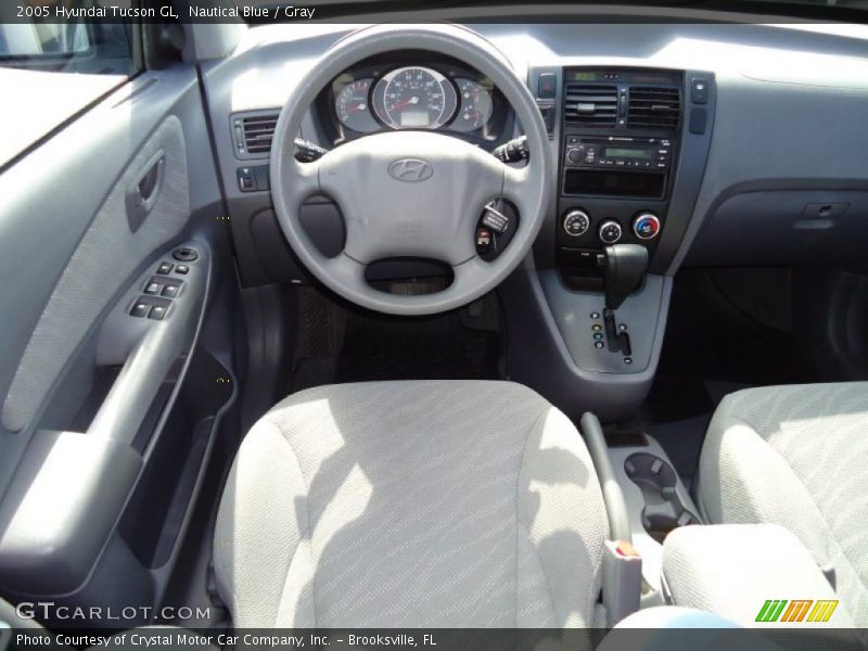 Nautical Blue / Gray 2005 Hyundai Tucson GL