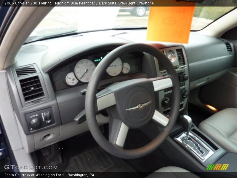 Midnight Blue Pearlcoat / Dark Slate Gray/Light Graystone 2006 Chrysler 300 Touring