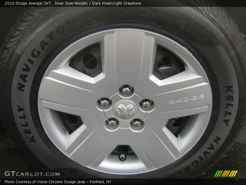 Silver Steel Metallic / Dark Khaki/Light Graystone 2010 Dodge Avenger SXT