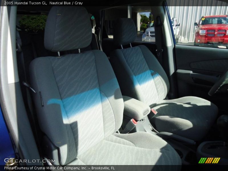 Nautical Blue / Gray 2005 Hyundai Tucson GL