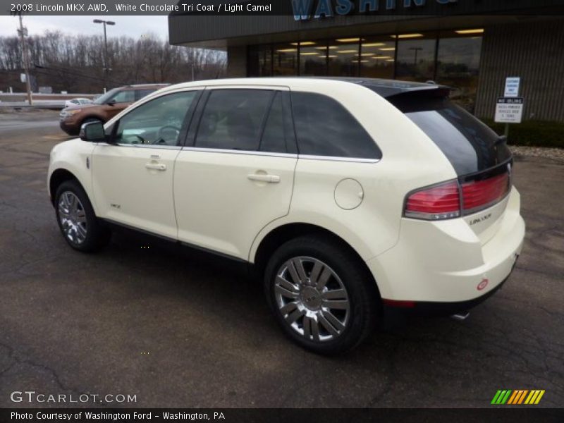 White Chocolate Tri Coat / Light Camel 2008 Lincoln MKX AWD