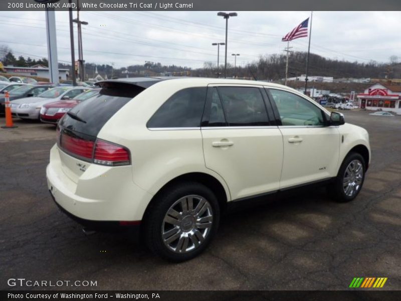 White Chocolate Tri Coat / Light Camel 2008 Lincoln MKX AWD
