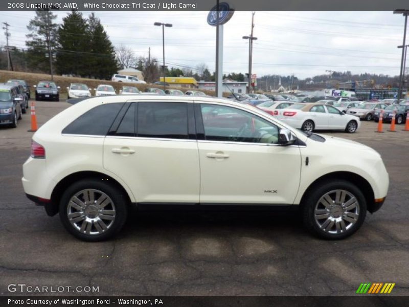 White Chocolate Tri Coat / Light Camel 2008 Lincoln MKX AWD