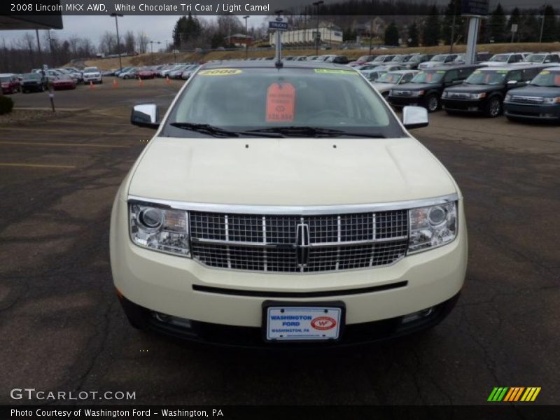 White Chocolate Tri Coat / Light Camel 2008 Lincoln MKX AWD