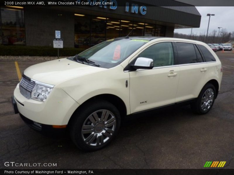 White Chocolate Tri Coat / Light Camel 2008 Lincoln MKX AWD