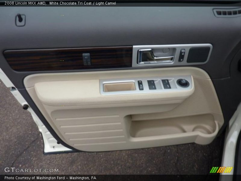 White Chocolate Tri Coat / Light Camel 2008 Lincoln MKX AWD