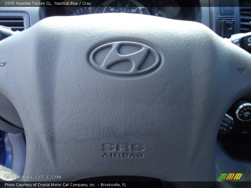 Nautical Blue / Gray 2005 Hyundai Tucson GL