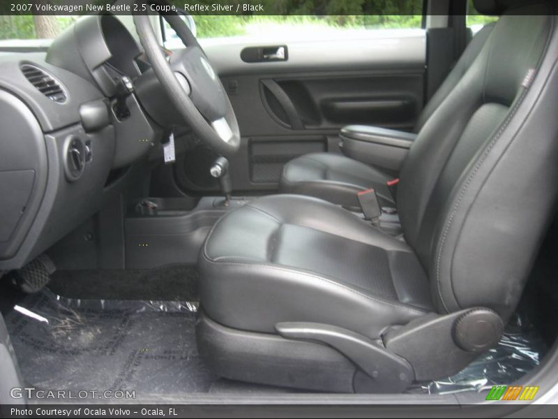 Reflex Silver / Black 2007 Volkswagen New Beetle 2.5 Coupe