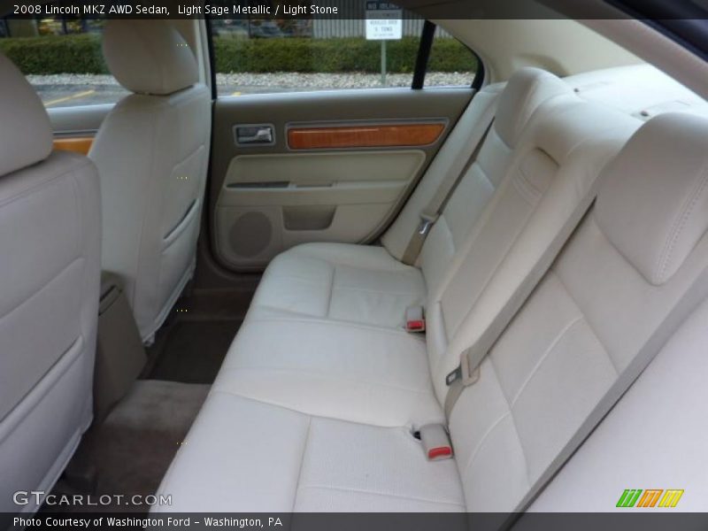 Light Sage Metallic / Light Stone 2008 Lincoln MKZ AWD Sedan