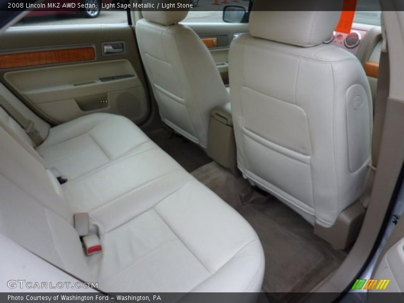 Light Sage Metallic / Light Stone 2008 Lincoln MKZ AWD Sedan