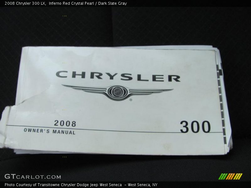 Inferno Red Crystal Pearl / Dark Slate Gray 2008 Chrysler 300 LX
