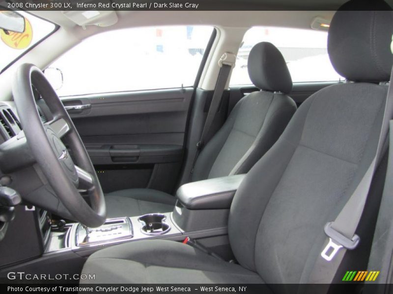 Inferno Red Crystal Pearl / Dark Slate Gray 2008 Chrysler 300 LX