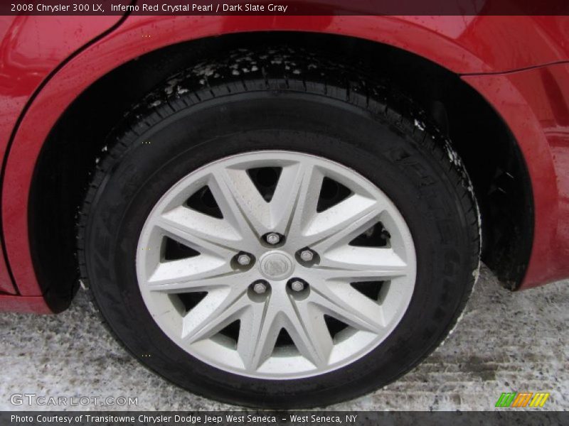Inferno Red Crystal Pearl / Dark Slate Gray 2008 Chrysler 300 LX