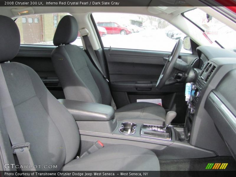 Inferno Red Crystal Pearl / Dark Slate Gray 2008 Chrysler 300 LX
