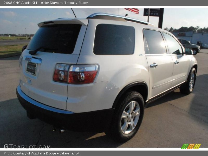 White Diamond Tricoat / Ebony 2008 GMC Acadia SLT