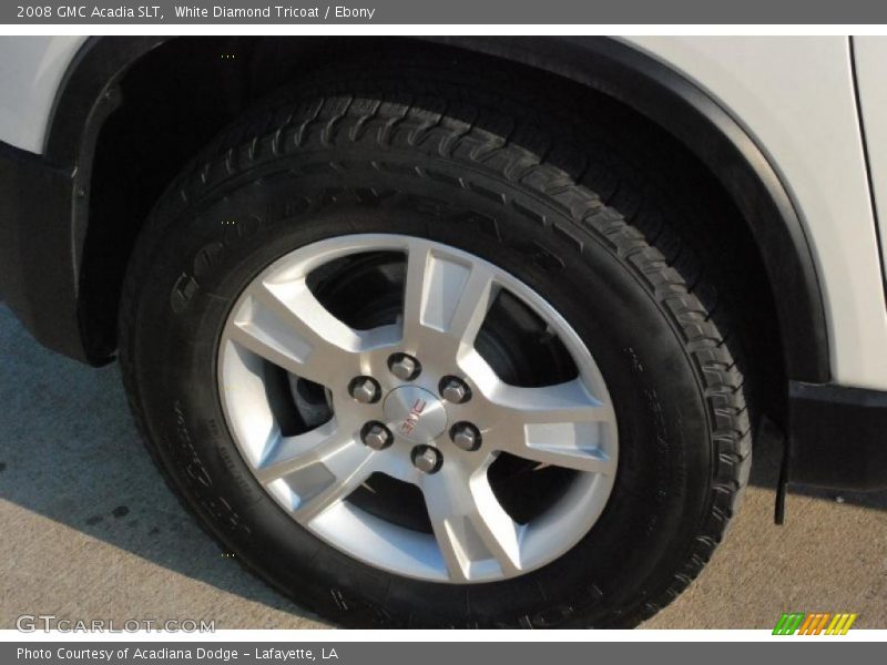 White Diamond Tricoat / Ebony 2008 GMC Acadia SLT