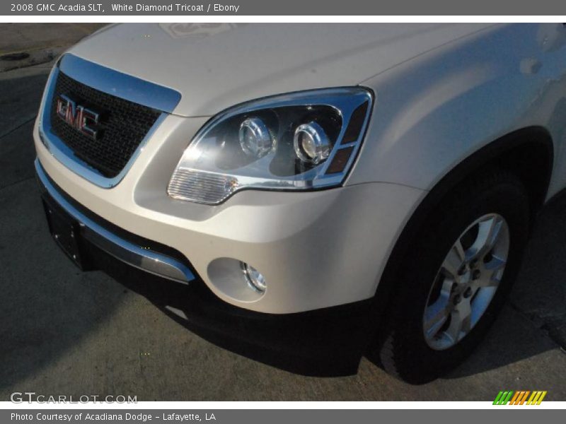 White Diamond Tricoat / Ebony 2008 GMC Acadia SLT