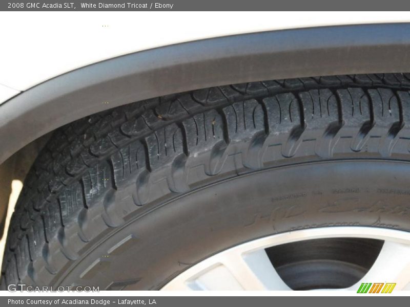 White Diamond Tricoat / Ebony 2008 GMC Acadia SLT
