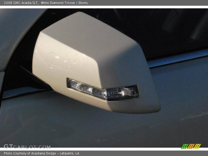 White Diamond Tricoat / Ebony 2008 GMC Acadia SLT