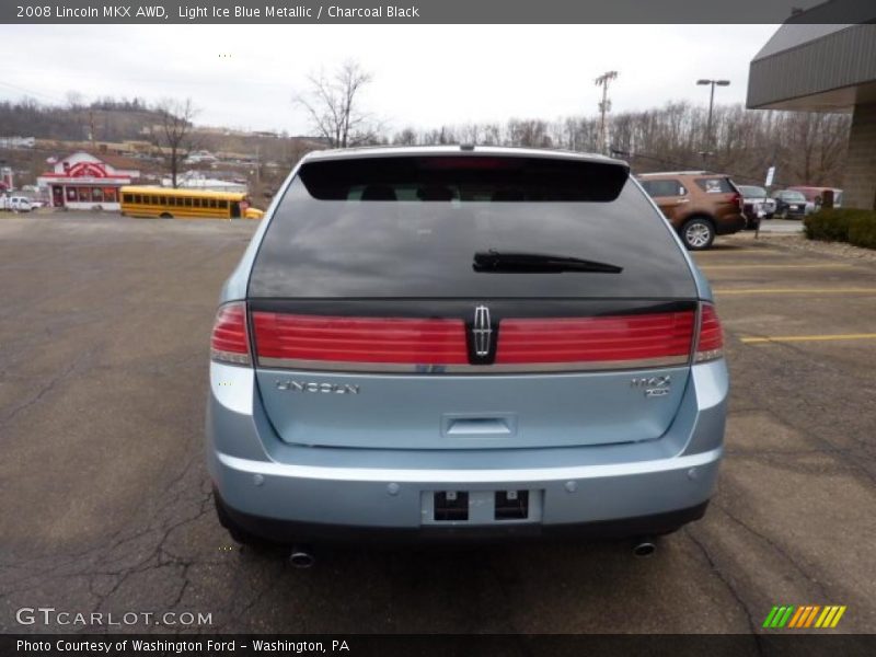 Light Ice Blue Metallic / Charcoal Black 2008 Lincoln MKX AWD