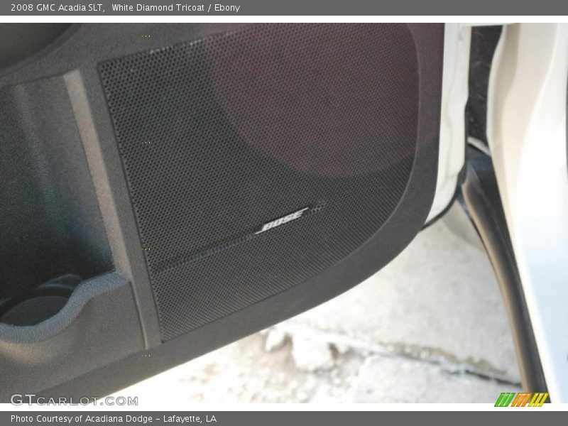 White Diamond Tricoat / Ebony 2008 GMC Acadia SLT