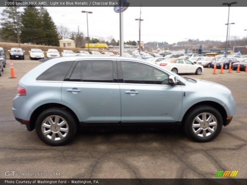 Light Ice Blue Metallic / Charcoal Black 2008 Lincoln MKX AWD