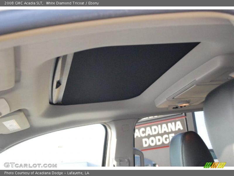 White Diamond Tricoat / Ebony 2008 GMC Acadia SLT