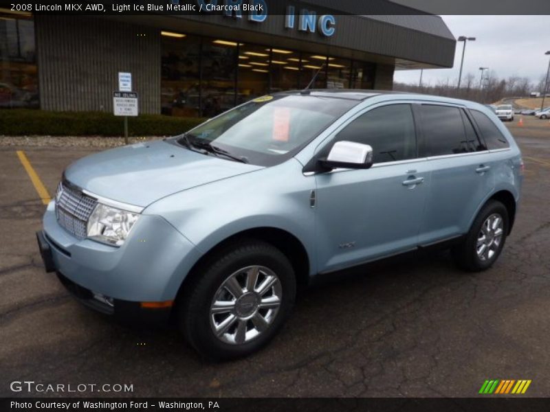 Light Ice Blue Metallic / Charcoal Black 2008 Lincoln MKX AWD