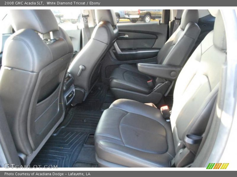 White Diamond Tricoat / Ebony 2008 GMC Acadia SLT